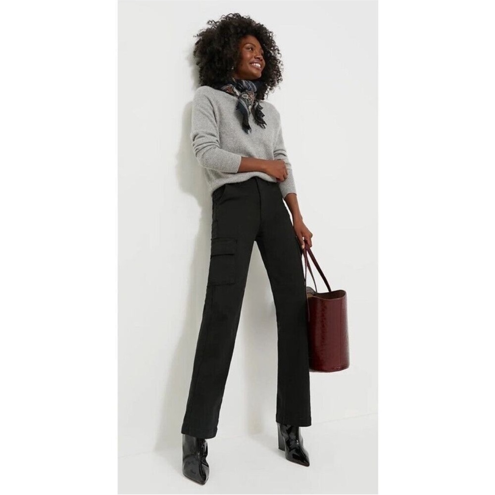 NWOT Mother The Straight Up Rambler Cargo 
Jeans Pants in Pitch size 28 - Picture 2 of 16